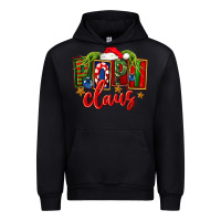 Black Christmas popi claus Urban Hoodie - FaDigitalArtStudio