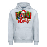 Heather Grey Christmas popi claus Urban Hoodie - FaDigitalArtStudio