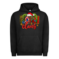 Pigment Black Christmas popi claus Urban Hoodie - FaDigitalArtStudio