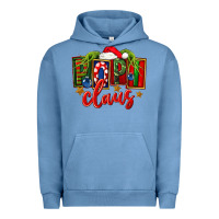 Pigment Pebble Blue Christmas popi claus Urban Hoodie - FaDigitalArtStudio