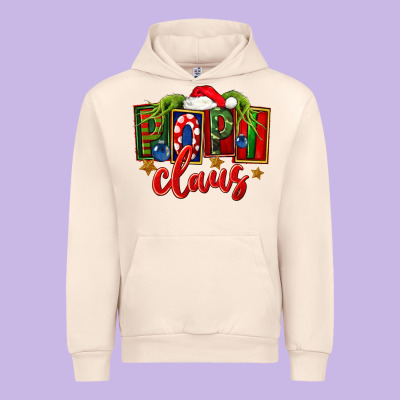 Christmas Popi Claus Urban Hoodie Designed By Fadigitalartstudio