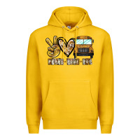 Lemon peace love bus Premium Hoodie - CowhideDigitalArt
