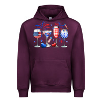 Mauve Wine 4th of July wine glasses Urban Hoodie - Neo Western