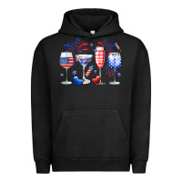Pigment Black 4th of July wine glasses Urban Hoodie - Neo Western