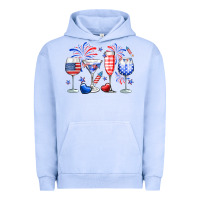 Pigment Grape Ice 4th of July wine glasses Urban Hoodie - Neo Western