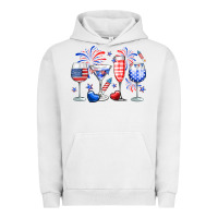 Pigment Lunar Rock 4th of July wine glasses Urban Hoodie - Neo Western