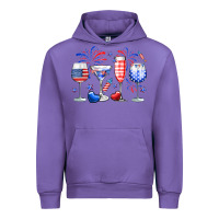 Tulip 4th of July wine glasses Urban Hoodie - Neo Western