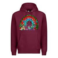 Burgundy aunt Premium Hoodie - SublimationCraftShop