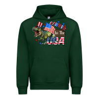Forest Green Rawrrr in the USA 4th of july Urban Hoodie - CowGirlArtShop