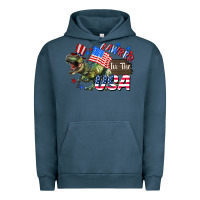 Pigment Midnight Navy Rawrrr in the USA 4th of july Urban Hoodie - CowGirlArtShop