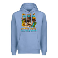 Colony Blue somewhere where the summer lasted all year 'round Premium Hoodie - HRA Design Shop