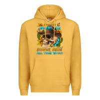 Mustard somewhere where the summer lasted all year 'round Premium Hoodie - HRA Design Shop