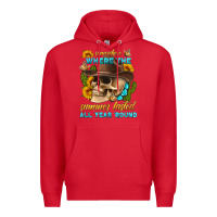 Red somewhere where the summer lasted all year 'round Premium Hoodie - HRA Design Shop