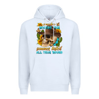 White somewhere where the summer lasted all year 'round Premium Hoodie - HRA Design Shop
