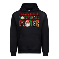 Black afro santa's favorite volleyball player for christ Urban Hoodie - FaDigitalArtStudio