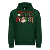 Forest Green afro santa's favorite volleyball player for christ Urban Hoodie - FaDigitalArtStudio
