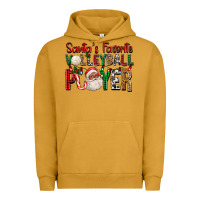 Afro Santa's Favorite Volleyball Player For Christ Urban Hoodie | Teevron