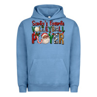 Pigment Pebble Blue afro santa's favorite volleyball player for christ Urban Hoodie - FaDigitalArtStudio