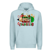 Blue Mist christmas counselor pencil Premium Hoodie - FaDigitalArtStudio