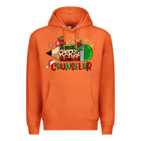 Carrot christmas counselor pencil Premium Hoodie - FaDigitalArtStudio