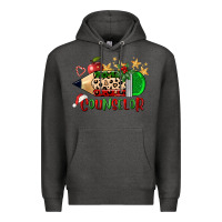 Charcoal Heather christmas counselor pencil Premium Hoodie - FaDigitalArtStudio
