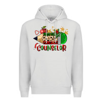 Dove Grey christmas counselor pencil Premium Hoodie - FaDigitalArtStudio