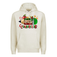 Oatmeal Heather christmas counselor pencil Premium Hoodie - FaDigitalArtStudio