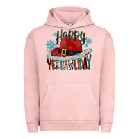 Pigment Salmon happy yeehawliday Urban Hoodie - CowhideDigitalArt