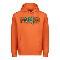 Carrot faith with cross and sunflower Premium Hoodie - HRA Design Shop