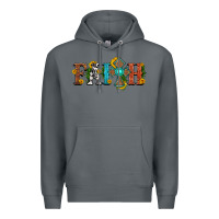Rock faith with cross and sunflower Premium Hoodie - HRA Design Shop