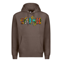 Coffee faith with cross and sunflower Premium Hoodie - HRA Design Shop