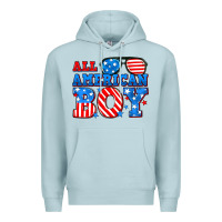 Blue Mist All American boy Premium Hoodie - Neo Western