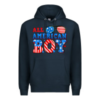 Navy All American boy Premium Hoodie - Neo Western