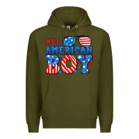 Army Green All American boy Premium Hoodie - Neo Western