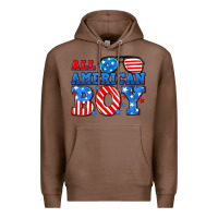 Chestnut All American boy Premium Hoodie - Neo Western