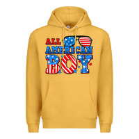 Mustard All American boy Premium Hoodie - Neo Western