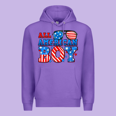 All American Boy Premium Hoodie Designed By Neo Western