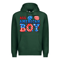 Sports Green All American boy Premium Hoodie - Neo Western