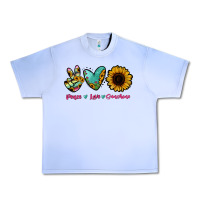 Grape Ice Peace Love Sunshine Urban Heavy Tee - RanaPortraitStore
