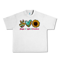 Lunar Rock Peace Love Sunshine Urban Heavy Tee - RanaPortraitStore