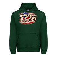 Forest Green 4th of July 1776 Urban Hoodie - Neo Western