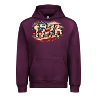Mauve Wine 4th of July 1776 Urban Hoodie - Neo Western