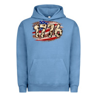 Pigment Pebble Blue 4th of July 1776 Urban Hoodie - Neo Western
