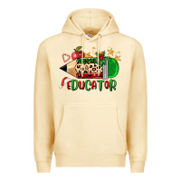 Pina Colada christmas educator pencil Premium Hoodie - FaDigitalArtStudio