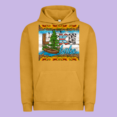 Lake Babe Tumbler Urban Hoodie Designed By Hra Design Shop