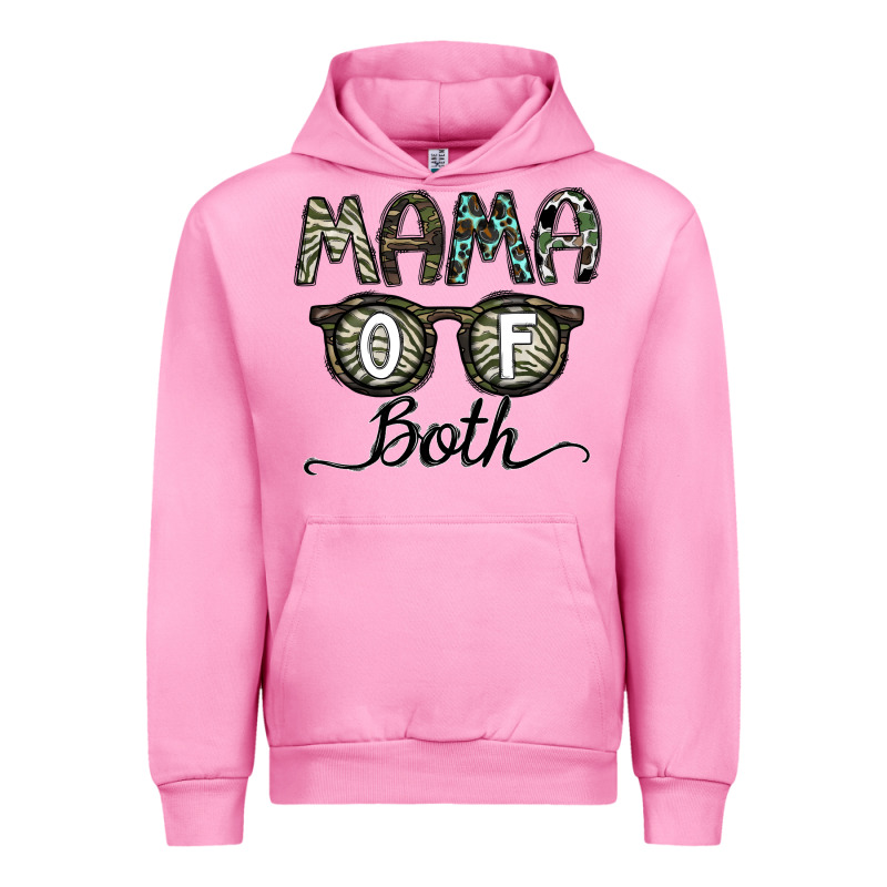Mama Of Both Urban Hoodie by CowhideDigitalArt | Teevron