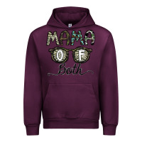 Mauve Wine mama of both Urban Hoodie - CowhideDigitalArt