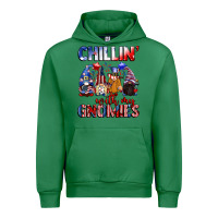 Emerald Chillin' with my gnomies 4th of July Urban Hoodie - CowGirlArtShop