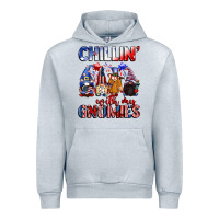 Heather Grey Chillin' with my gnomies 4th of July Urban Hoodie - CowGirlArtShop
