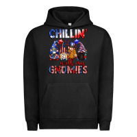 Pigment Black Chillin' with my gnomies 4th of July Urban Hoodie - CowGirlArtShop